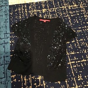 Black sequin cover jacket